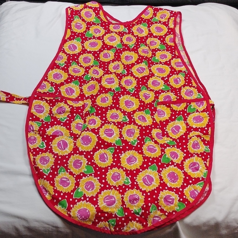 Floral Kitchen Apron One Size - Picture 5 of 8